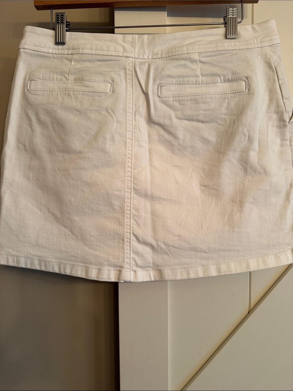 White Denim Mini Skort Lilly Pulitzer - Picture 4 of 5